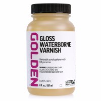 Golden Gloss Waterborne Varnish 16 oz